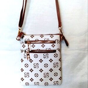 New White Brown Crossbody Bag | Shoulder Bag |Measure L8.5"×H7"